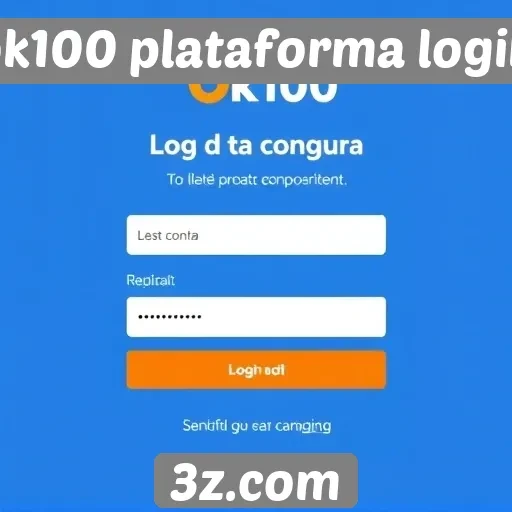 como criar uma conta no ok100 plataforma login